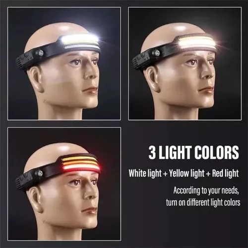 Miniatura 2 de LINTERNA FRONTAL 3 MODOS LED